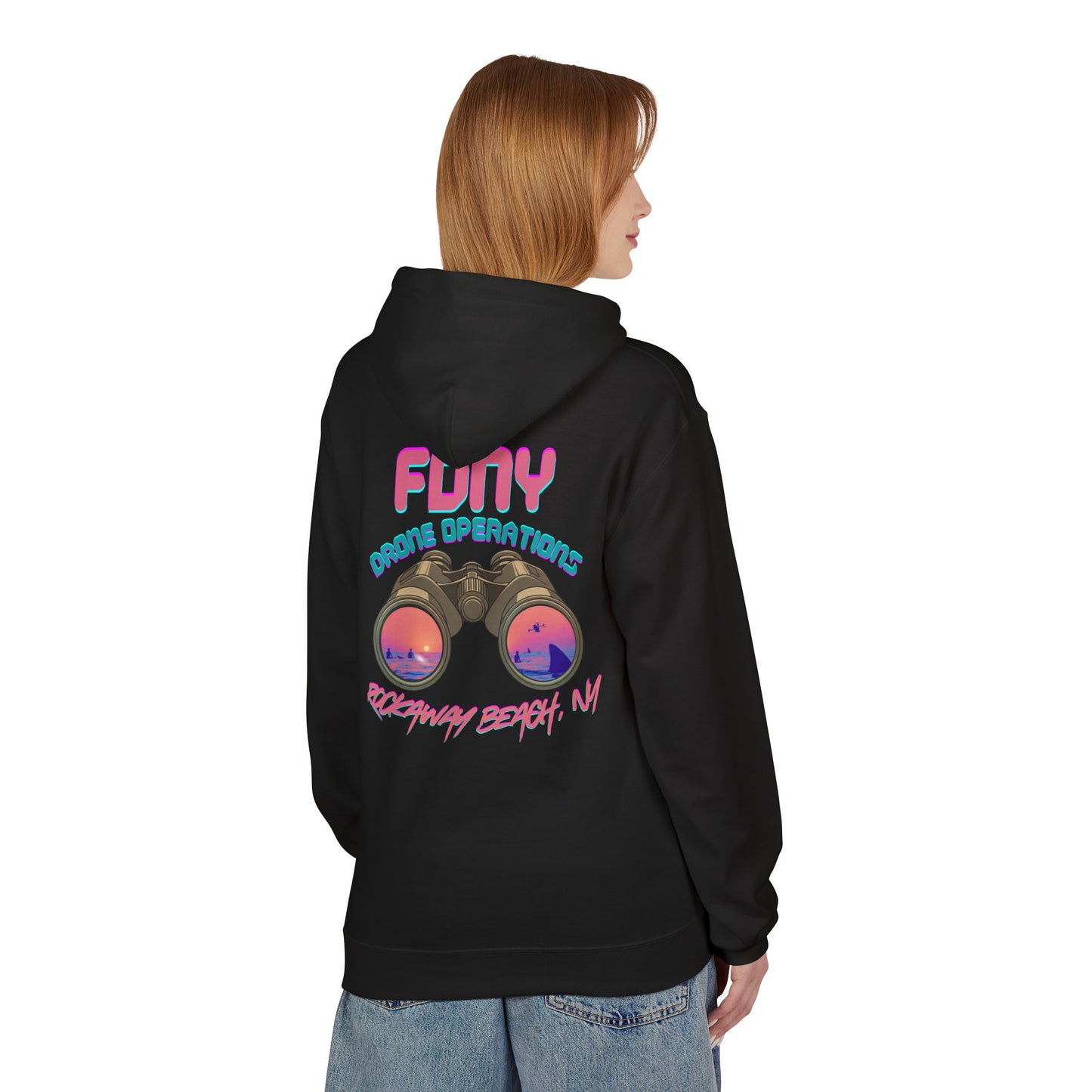 FDNY Drone Operations Rockaway Beach Hoodie