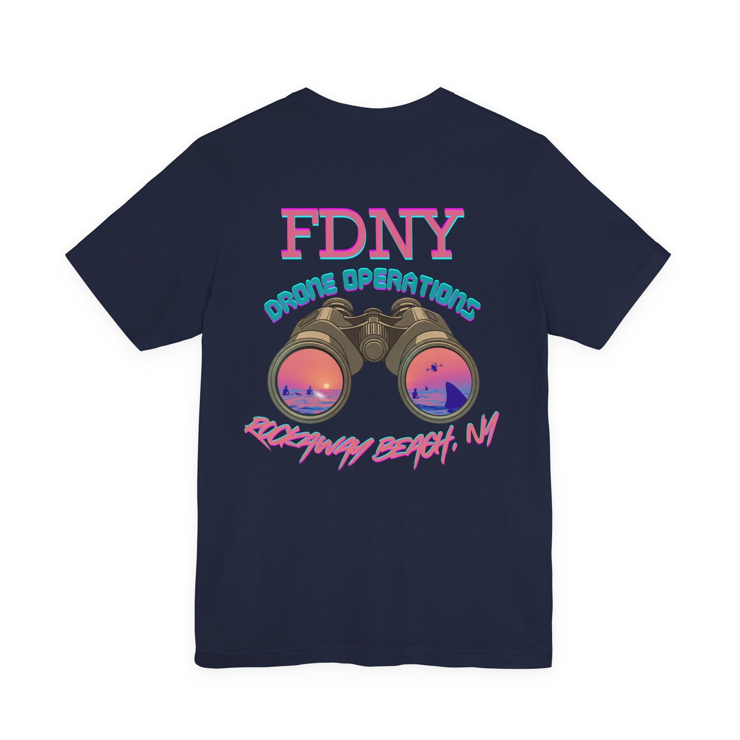 FDNY Drone Operations Rockaway Beach Tee Shirt