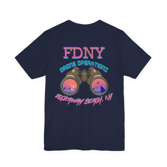 FDNY Drone Operations Rockaway Beach Tee Shirt