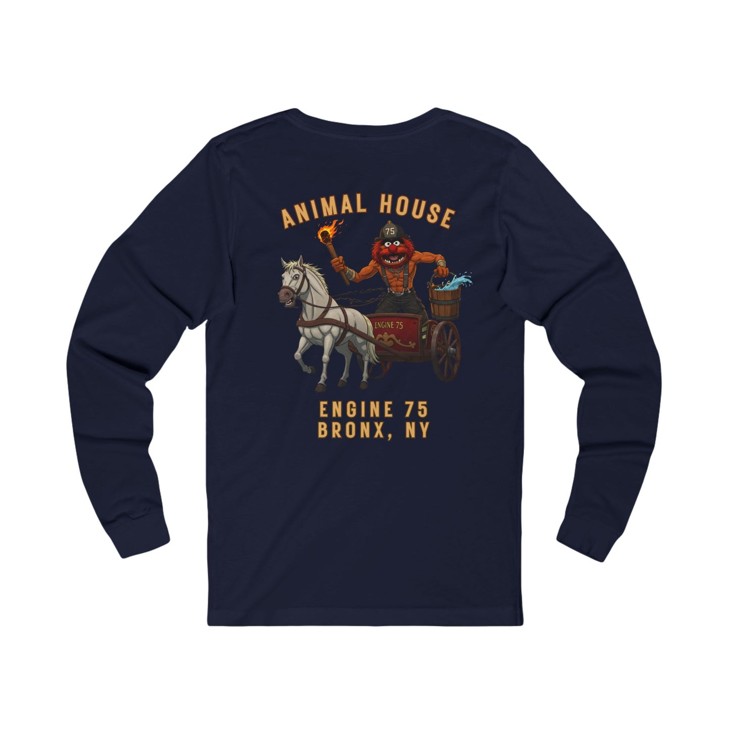 ANIMAL HOUSE ENGINE 75 LONG SLEEVE TEE