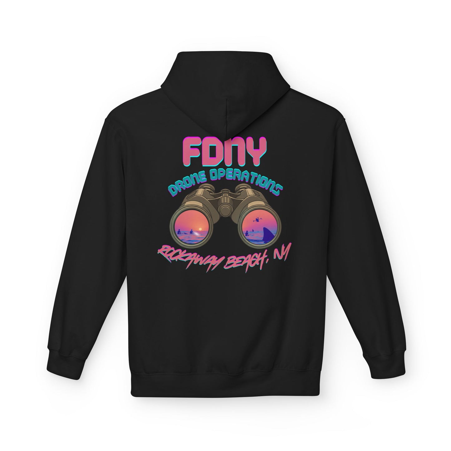 FDNY Drone Operations Rockaway Beach Hoodie