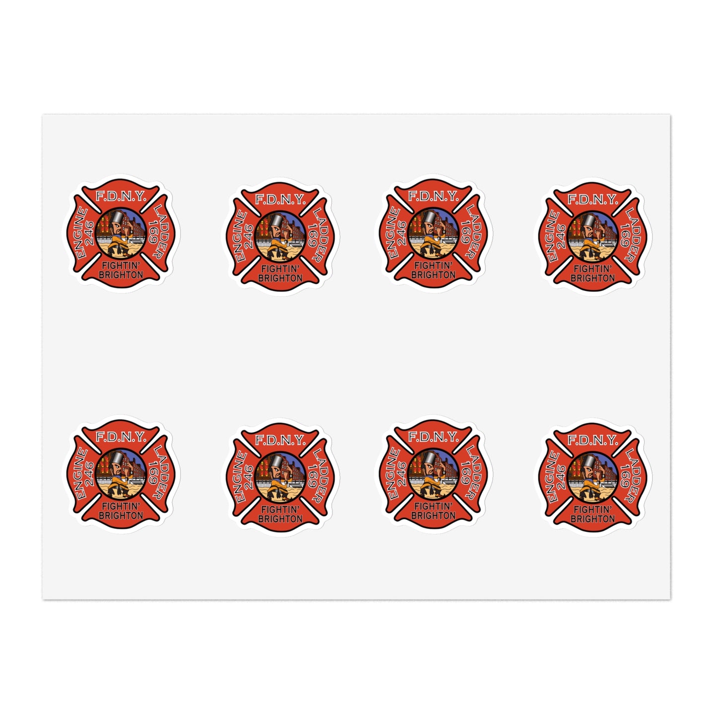 Fightin Brighton Sticker Bundle