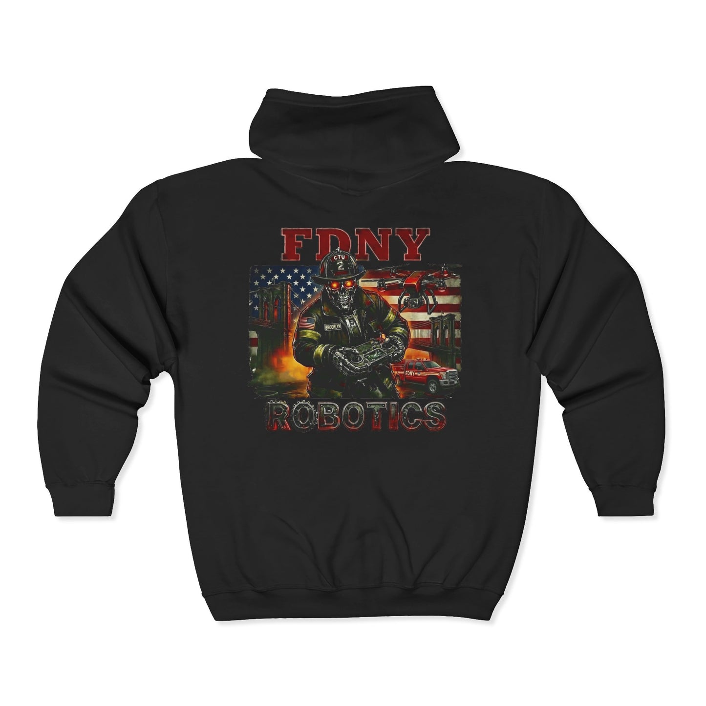 CTU 2 Bunker Terminator Full Zip Hooded Sweatshirt