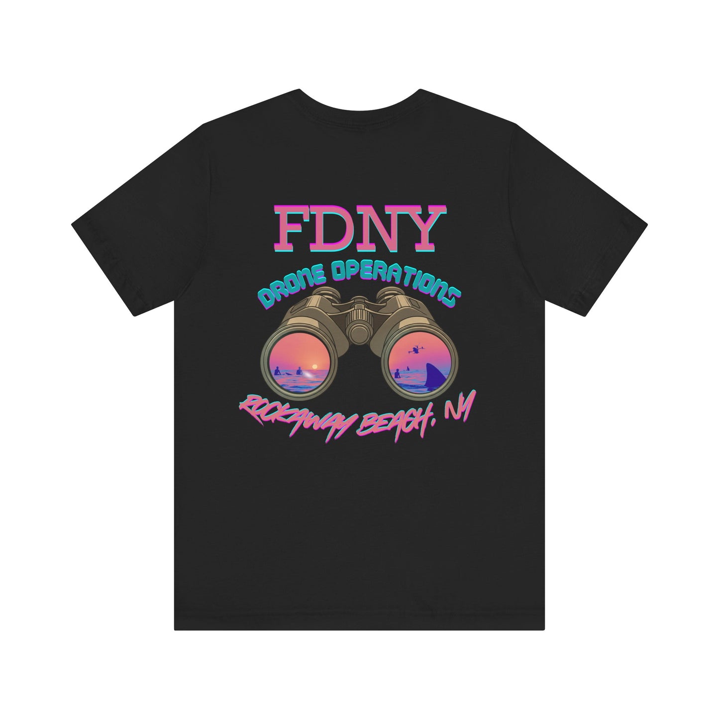 FDNY Drone Operations Rockaway Beach Tee Shirt